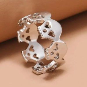 Silver Skull Ring